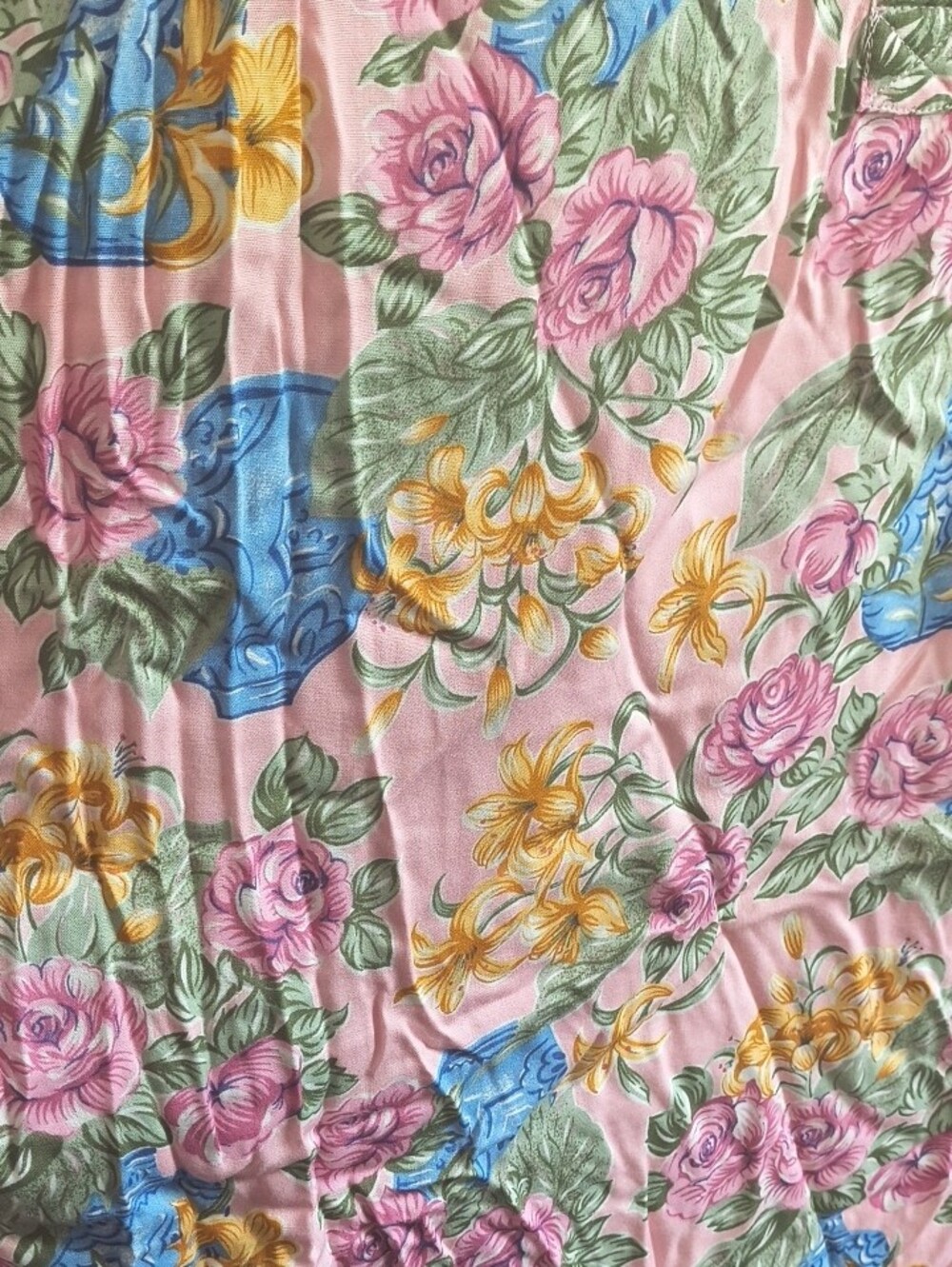 Erika Pink Floral Sleeveless Midi Dress #0027 - Picture 9 of 15